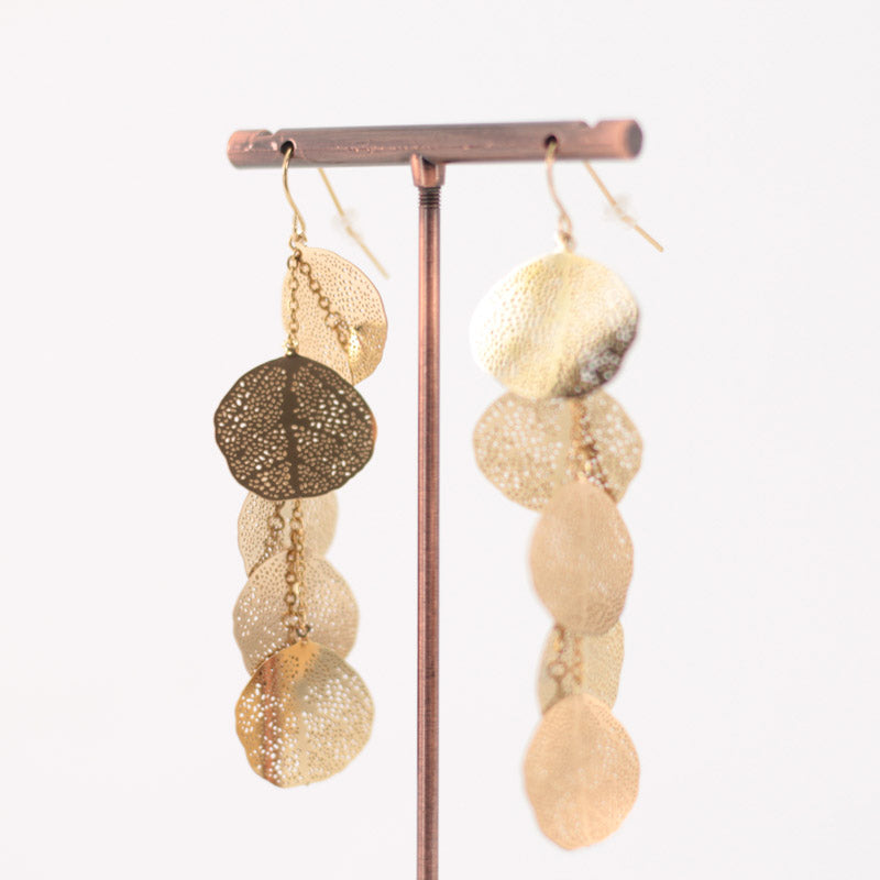 Pendientes Hojas