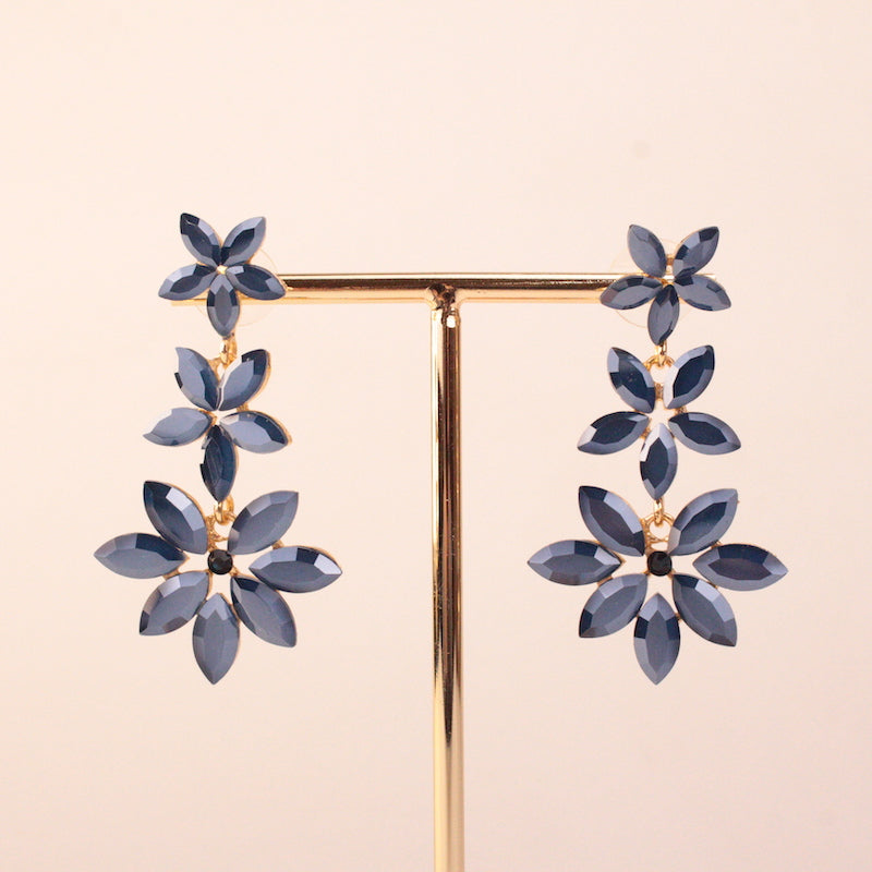 Pendientes Triple Flor