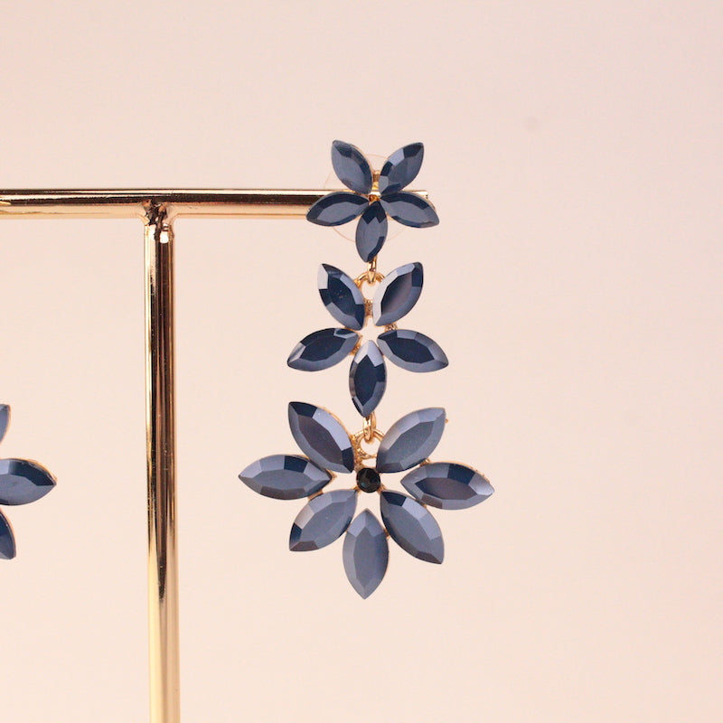 Pendientes Triple Flor