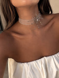 Choker Astra Gris