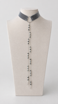 Cascada Gris Choker